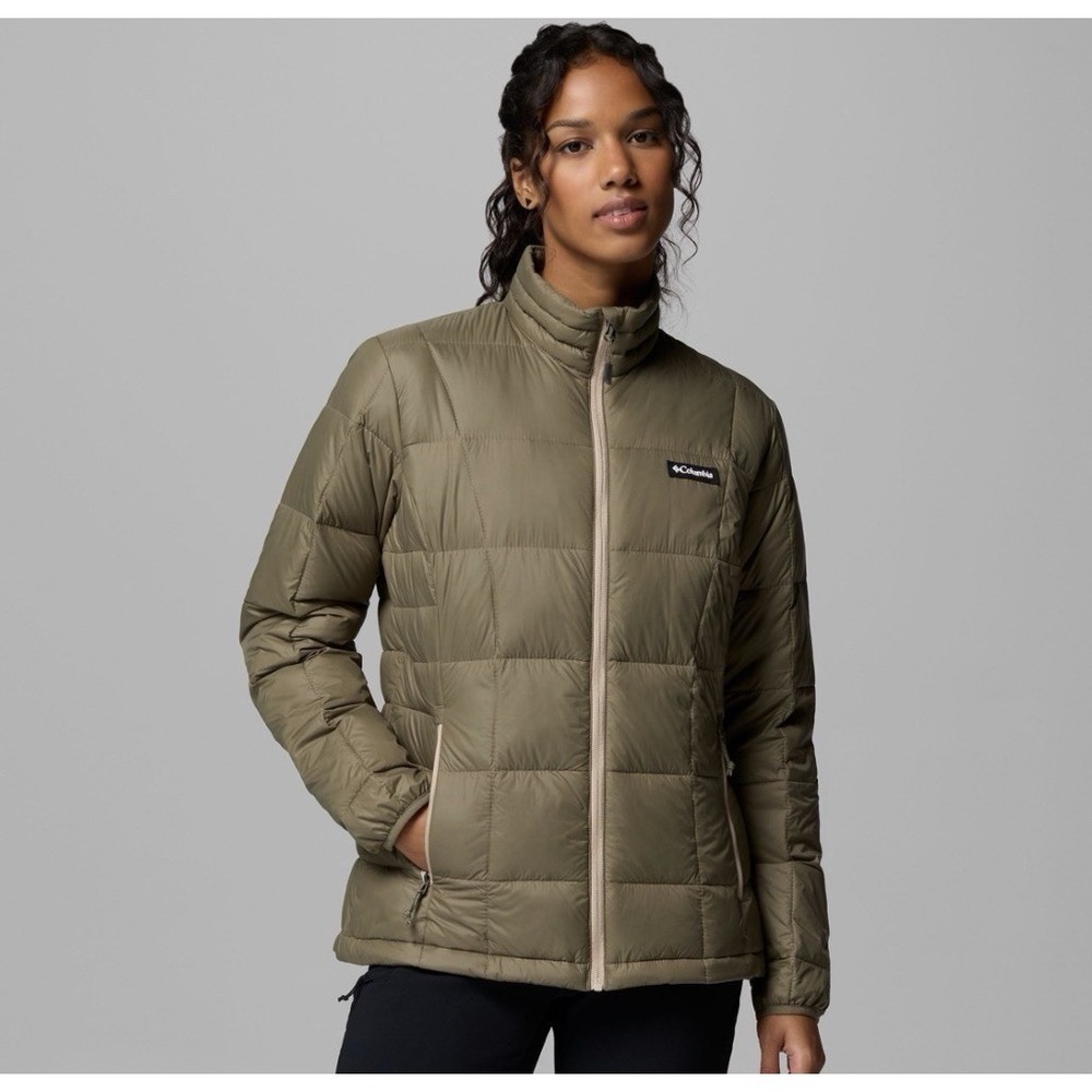 Columbia Sportswear Women's Voodoo Falls 590 TurboDown II Jacket Medium Green - Picture 1 of 8